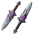 Dark Silver Daggers
