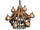 Bone Flying Chandelier
